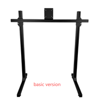 Support de moniteur unique réglable en aluminium 4080 de 24 à 55 pouces, support indépendant pour un seul écran pour simulateur de course