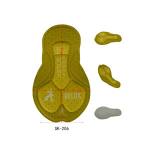 Chamois de Ciclismo Reversible de Alta Densidad Unisex de Talla Grande <span class=keywords><strong>con</strong></span> Inserto de Gel, Almohadillas de Ciclismo <span class=keywords><strong>MTB</strong></span> para Pantalones Cortos y Ropa de Carreras de Bicicleta - Product Image 4