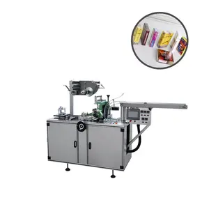 Automatic Perfume Cosmetic Condom Bar Soap Box Cellophane Overwrapping Machine