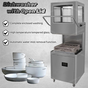 Lave-vaisselle automatique à capot intelligent électrique pour écoles, hôtels, mariages, couverts, compatible lave-vaisselle pour restaurants - Product Image 2
