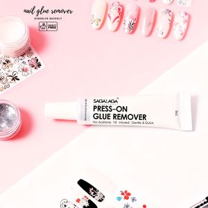 SAGALAGA Mini 10g Tube Dissolvant de Colle pour Faux Ongles en Gel Souple Dissolvant de Colle pour Ongles à Presser Logo Personnalisé - Product Image 5