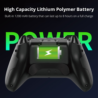 Manette de jeu RGB Flash Switch Controller avec détection de mouvement six axes et macros pour PC et téléphone Android