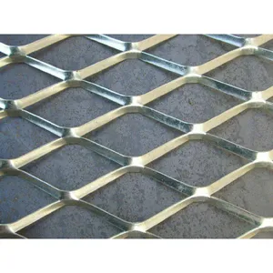 Small Hole Metal Grating Stainless Steel Expanded Metal In Rhombus Mesh