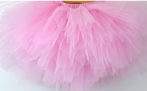 Falda de tutú esponjosa de tul de 6 capas para niñas, enagua de baile de princesa, enagua de ballet, 2T-8T - Product Image 6
