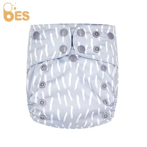 BES chinese washable reusable baby cloth diaper baby reusable baby daipers with insert cloth nappy