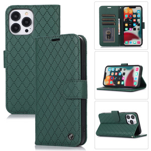 Funda para iPhone 14, nueva funda tipo cartera de cuero, cobertura total, a prueba de golpes. - Product Image 4