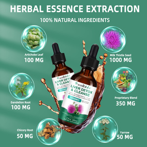 Acentiallabs Milk Thistle <span class=keywords><strong>L</strong></span>íquido Gotas Fígado Detox Promove a Saúde do Fígado Suporte Antioxidante Limpeza e Detox do Fígado - Product Image 4