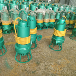 Bomba sumergible para aguas residuales Bqs100-320/4-220/N de 7.5 Hp trifásica eléctrica centrífuga para uso en minas con conexión de brida - Product Image 1