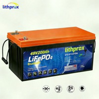 Batterie LiFePO4 chauffante 48V 200AH 10KW Grade A 6K à décharge profonde pour voiturette de golf avec CAN Bus, BMS intelligent, connecteur Anderson, CE RoHS IP67 OEM ODM