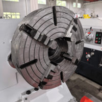 Tour horizontal CNC robuste Yade CW6280*3000, longueur max. 3000 mm, alésage du brocheur 105 mm, largeur de guidage 550 mm, mandrin à 3 mors