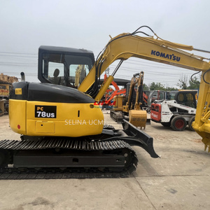 Komatsu เครื่องขุด PC78US 7Ton ยี่ห้อญี่ปุ่นที่ใช้ส่วนประกอบหลักของเฟืองท้ายเครื่องยนต์ - Product Image 1