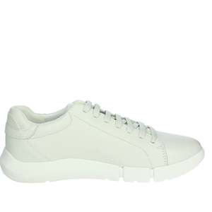 Sneakers da Uomo Geox U45FFA 00046 in Tela Bianca, Scarpe Trendy - Product Image 4