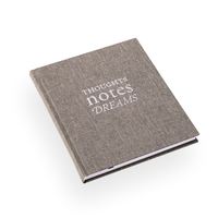 Carnet de notes/journal A5 personnalisé avec logo, couverture rigide en tissu, lettrage à chaud, agenda quotidien non daté, cadeau, 100 feuilles