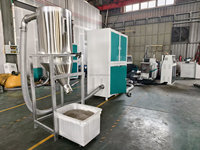 Machine de granulation de plastique PE PP à refroidissement par air avec changeur de filtre hydraulique à vis unique SJ-120
