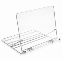 Support de livre en acrylique réglable, support de Torah en plexiglas, support de lecture, rehausseur d'écran d'ordinateur de bureau pour la maison et le bureau