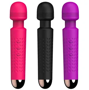 Ik Hou Van Melo Oplaadbare Handige Handheld Vrouwen Persoonlijke Lichaamsmassage Grote Vibrerende Av Wand Massager