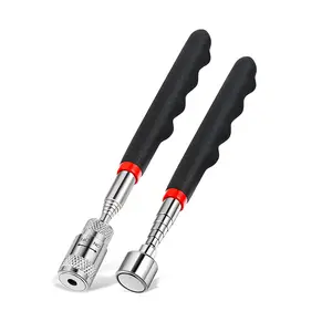Non Slip Magnetic Telescopic Retractable Pickup Stick Magnetic Pick Up Tool With Led