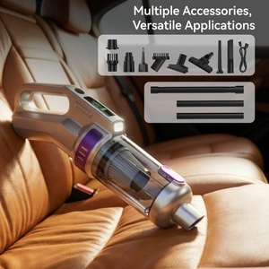 Mini <span class=keywords><strong>aspirateur</strong></span> portable pour voiture, 16000Pa, haute aspiration, nettoyeur de clavier <span class=keywords><strong>sans</strong></span> <span class=keywords><strong>fil</strong></span>, 6000mAh, pour le nettoyage des sols de la maison, du bureau et de la voiture - Product Image 5
