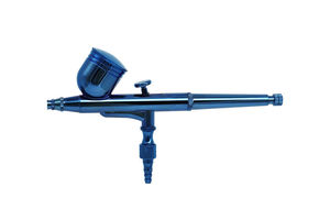 ชุดแอร์บรัชแบบป้อนสีด้วยแรงโน้มถ่วงแบบสองระบบ สีรุ้ง ขนาด 0.3 มม. พร้อมถ้วยด้านบนขนาด 7 มล. สำหรับงานตกแต่งรถยนต์ งานศิลปะแบบจำลอง และตกแต่งเค้ก - Product Image 3