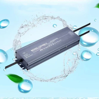 Alimentation LED étanche IP67 en boîtier aluminium 12V 24V 400W 5A à sortie unique pour l'industrie de l'éclairage intérieur