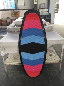 لوح Wakesurf ، من ألياف زجاجية كربونية ، راتنجات الإيبوكسي بنواة <span class=keywords><strong>2</strong></span> طبقة 6 أونصة ، رياضات مياه الأنهار والبحيرات 1-Wavedream لركوب الأمواج - Product Image 5