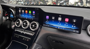 Radio de navigation automobile à double écran de 24,6 pouces pour <span class=keywords><strong>Mercedes</strong></span> BENZ C W205 GLC X253 2015 - 2020, lecteur multimédia <span class=keywords><strong>Android</strong></span> Auto Carplay - Product Image 3