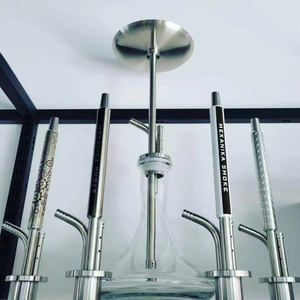 Pipa de acero inoxidable para fumar, pipa de acero inoxidable de alta calidad, tamaño medio, <span class=keywords><strong>MS</strong></span> SHISHA - Product Image 6