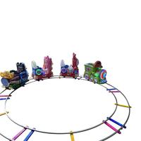 Train électrique miniature pour enfants pour parcs d'attractions et foires, utilisation en centre commercial, matériau ABS et métal, design personnalisé, livraison rapide