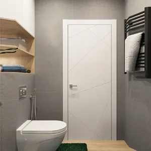 Commercial usa commercial building apartment room bathroom waterproof flush contemporary solid wood lowes slab design interior d
