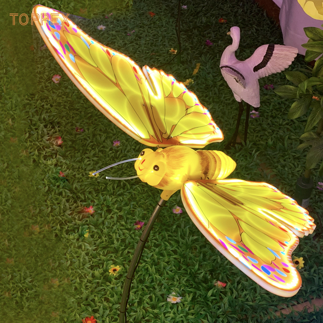 1-Year Warranty Captivating Outdoor 100CM Warm White LED Dynamic Butterfly Lights IP65 Home Decoration Event Centerpiece for