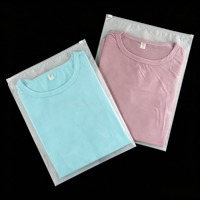 Sacs en plastique givrés personnalisés avec fermeture éclair pour vêtements, sacs de shopping refermables pour emballage de vêtements