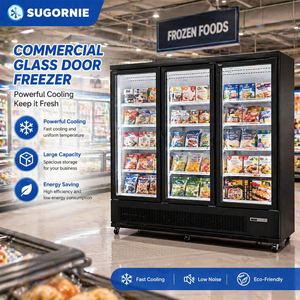 Vitrine <span class=keywords><strong>réfrigérée</strong></span> commerciale à 3 <span class=keywords><strong>portes</strong></span> avec étagères réglables, <span class=keywords><strong>armoire</strong></span> <span class=keywords><strong>réfrigérée</strong></span> pour aliments surgelés, pour supermarché - Product Image 6