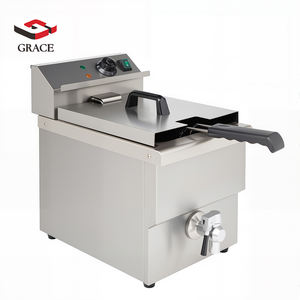 Friteuse électrique professionnelle de qualité alimentaire Guangdong GRACE <span class=keywords><strong>12L</strong></span> en acier inoxydable 50-200 pour la restauration hôtelière - Product Image 6
