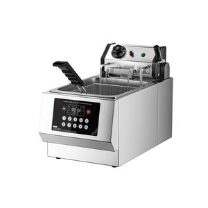 Friteuse électrique professionnelle à levage automatique avec tube chauffant amovible, <span class=keywords><strong>entretien</strong></span> facile pour cantines et cafétérias - Product Image 5