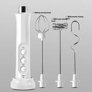 Batidoras <span class=keywords><strong>de</strong></span> alimentos eléctricas para el hogar con USB, Espumador <span class=keywords><strong>de</strong></span> leche <span class=keywords><strong>de</strong></span> plástico <span class=keywords><strong>de</strong></span> mano y <span class=keywords><strong>batidor</strong></span> <span class=keywords><strong>de</strong></span> huevos, varilla agitadora <span class=keywords><strong>de</strong></span> café <span class=keywords><strong>Manual</strong></span> - Product Image 4