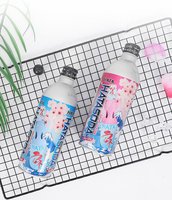 Boissons gazeuses originales japonaises H-a-t-a 500 ml, boissons exotiques, boissons non alcoolisées, Ramune