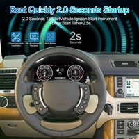 Navihua - Mise à niveau de l'instrumentation LCD pour Land Rover Range Rover V8 L322 2005-2012 - Compteur de vitesse automatique - Cockpit virtuel - Affichage numérique du tableau de bord