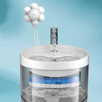 Fontaine à eau intelligente pour animaux de compagnie avec capteur infrarouge, détecteur de mouvement, contrôle automatique du débit USB, accessoire pour distributeur d'eau pour chat et chien