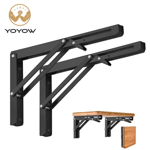 90 Degree Self Locking Folding <b>Triangle</b> <b>Bracket</b> iron Wall Mounted Space Saving For Table Leg <b>Shelf</b> Hardware - Product Image 1