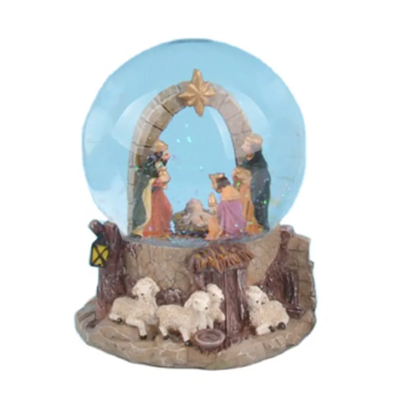 Palla d'acqua regali religiosi cristiani nascita mangiatoia di gesus novità Snowglobe