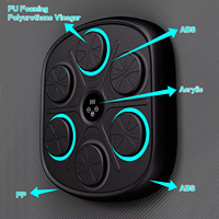 YUNPAO Machine de boxe musicale électronique intelligente de haute qualité, cible d'entraînement intelligente, mannequin anti-stress pour usage domestique, fabriquée avec des matériaux durables