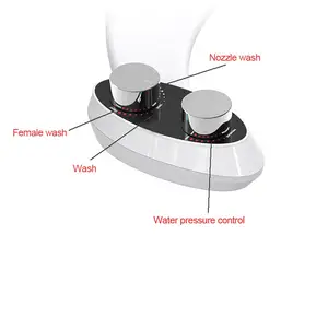 Beste Toilet Attachment Dual Intrekbare Nozzle Verse Water Non Elektrische Clear Rear Bidet