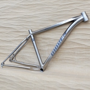Mejor venta completa <span class=keywords><strong>de</strong></span> titanio 29er Mtb marco XTR freno <span class=keywords><strong>de</strong></span> disco DI2 AIR horquilla 148*12mm espaciador trasero tubo <span class=keywords><strong>de</strong></span> dirección integrado OEM ajuste Lefty Fork - Product Image 3