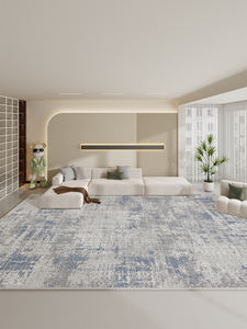 カスタマイズされたデザイン洗えるお手入れが簡単耐摩耗性リビングルームエリアラグ滑り止めヘビーウェイトクリスタルベルベットラグカーペット - Product Image 2