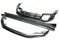 Kit carrosserie en fibre de carbone style SP pour Porsche Panamera 976 : lèvre avant, jupes latérales, diffuseur arrière, spoiler