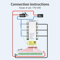 Paquete de batería LiFePO4 24S 60A 72V de alta calidad BMS puerto común con equilibrio para bicicleta eléctrica