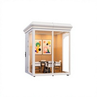 Maisonnette Modulaire Ronde Personnalisée en Aluminium Étanche – Cabine de Loisirs Spacieuse et Moderne pour Yoga et Fitness