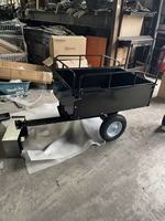 2025 Offre Spéciale robuste ATV Quad tracteur remorque chariot à benne basculante tirer derrière le chariot de jardin pour une charge lourde pour l'utilisation de VTT et de jardin