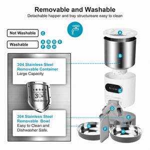 Comedero Automático Programable para Mascotas, Dispensador de Comida con Temporizador para Perros y Gatos - Product Image 3