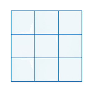 Hotsale Kitchen Home-DIY <strong>Wall</strong> Sticker Tile Stickers Blue Nine Palace <strong>Grid</strong> Waterproof 3d <strong>Wall</strong> Moulding Stickers - Product Image 1